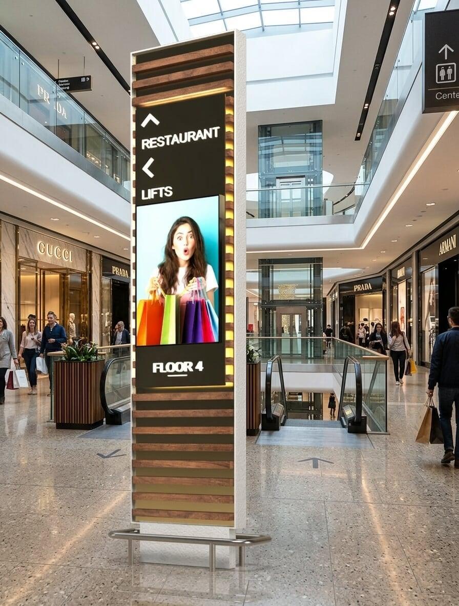 Mall Directional Sign